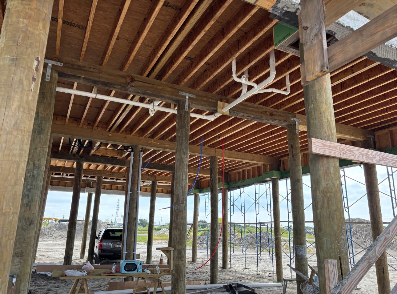 Coastal elevated new build South Louisiana