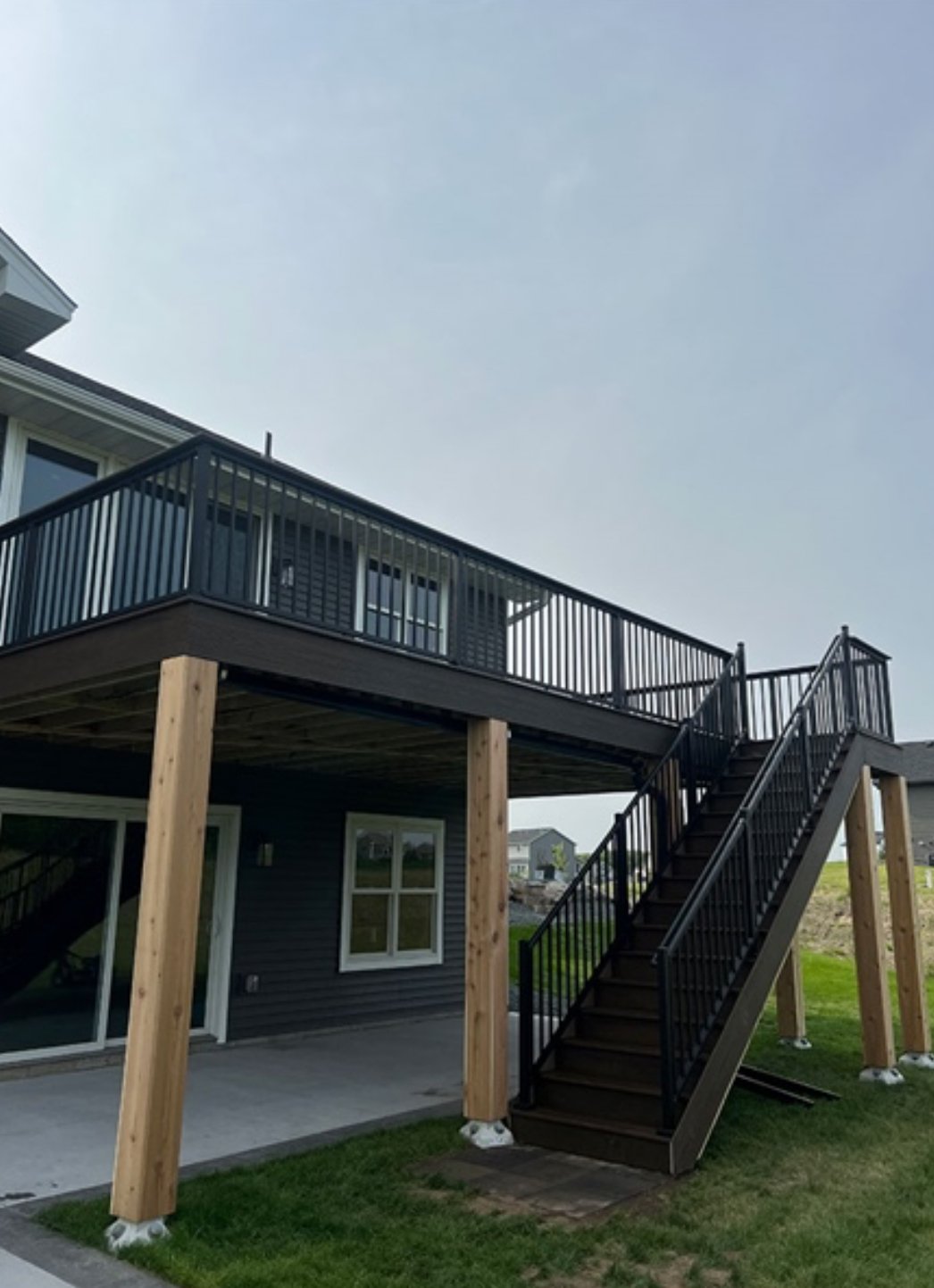 Elevated composite deck South Louisiana