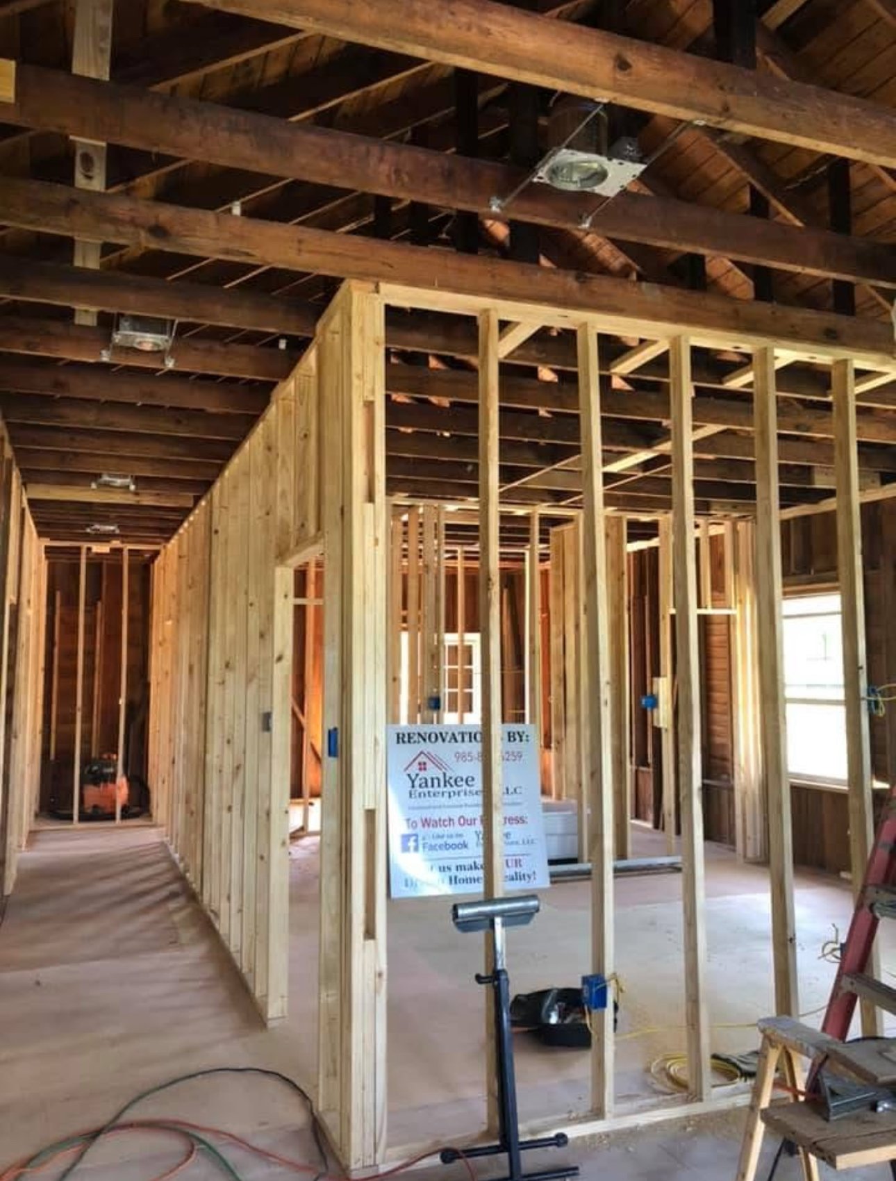 Interior renovation South Louisiana