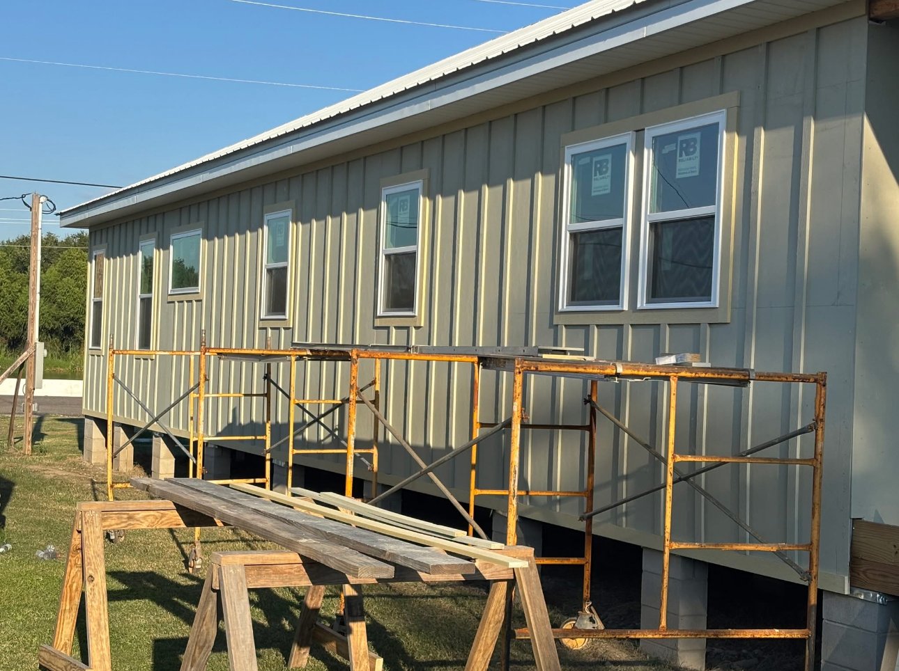 Board and batten siding South Louisiana